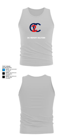 Tank Top, C2C Property Solutions, , Teamtime, Team time, sublimation, custom sports apparel, team uniforms, spirit wear, spiritwear, sports uniforms, custom shirts, team store, custom team store, fundraiser sports, apparel fundraiser