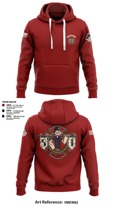 Station 51 74948008 Hoodie - 1