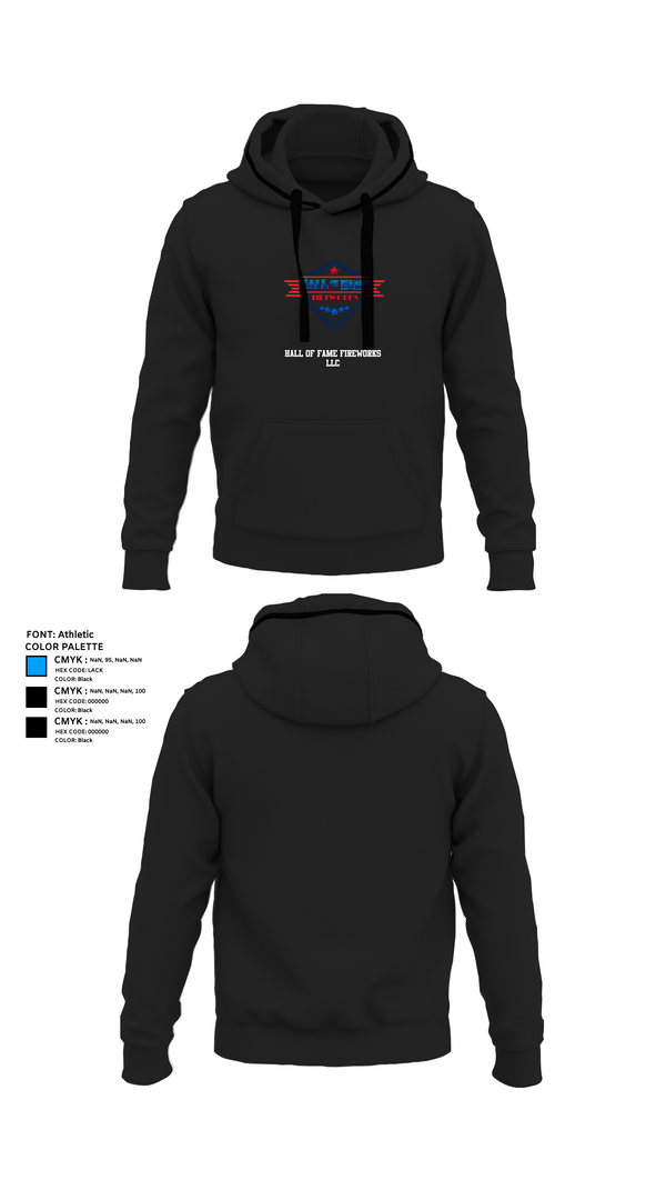 Hoodie, Hall of Fame Fireworks LLC, , Teamtime, Team time, sublimation, custom sports apparel, team uniforms, spirit wear, spiritwear, sports uniforms, custom shirts, team store, custom team store, fundraiser sports, apparel fundraiser