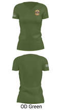 71st Maintenance Battalion 17381729 Women's Short Sleeve V-neck Shirt - 48