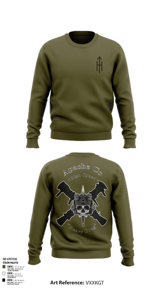 Crew Neck Sweatshirt, ApApache, Marines, Teamtime, Team time, sublimation, custom sports apparel, team uniforms, spirit wear, spiritwear, sports uniforms, custom shirts, team store, custom team store, fundraiser sports, apparel fundraiser