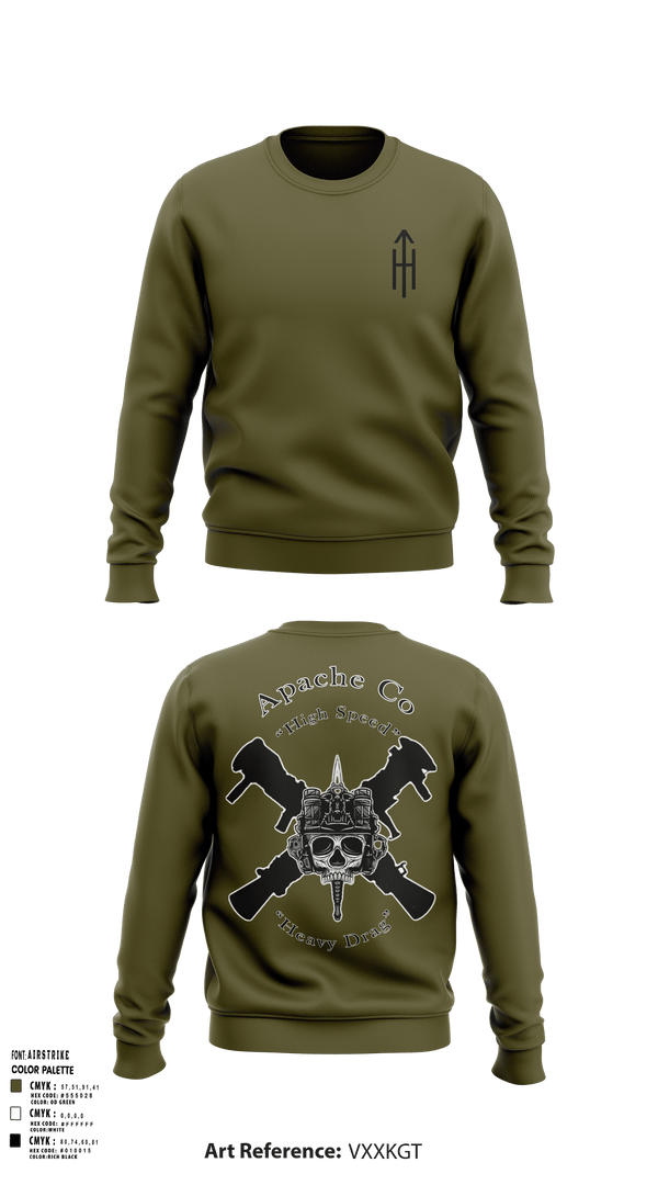 Crew Neck Sweatshirt, ApApache, Marines, Teamtime, Team time, sublimation, custom sports apparel, team uniforms, spirit wear, spiritwear, sports uniforms, custom shirts, team store, custom team store, fundraiser sports, apparel fundraiser