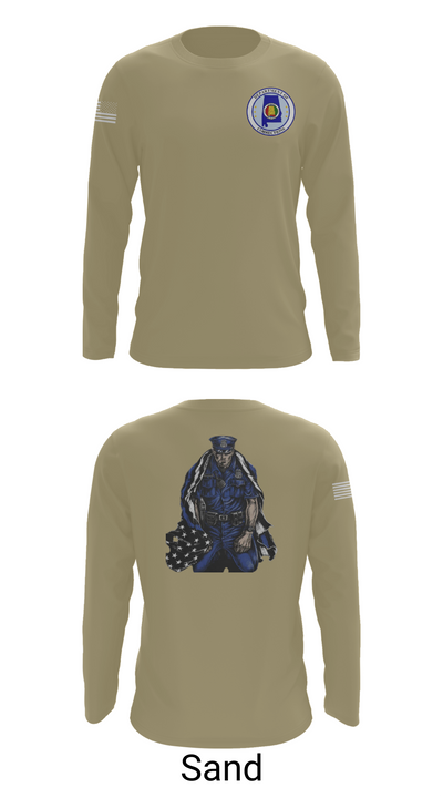Alabama Department of Corrections 68414517 Long Sleeve Performance Shirt 82