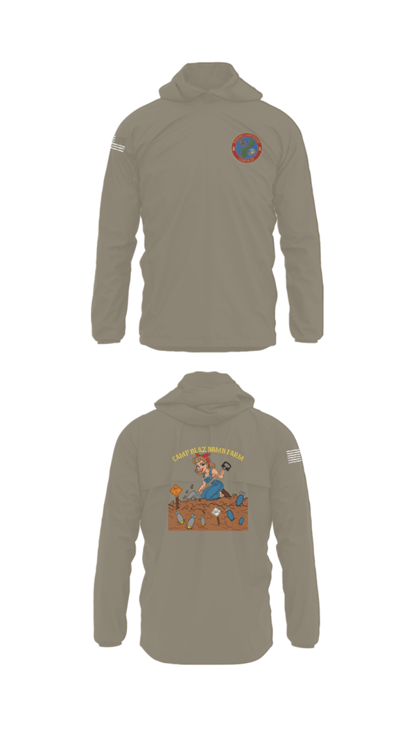 Windbreaker, MCB Camp Blaz Ordnance, Marines, Teamtime, Team time, sublimation, custom sports apparel, team uniforms, spirit wear, spiritwear, sports uniforms, custom shirts, team store, custom team store, fundraiser sports, apparel fundraiser