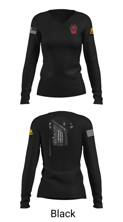 121 transportation 53489531 Women's Long Sleeve V-neck Shirt - 34