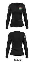 Vine 70682058 Women's Long Sleeve V-neck Shirt - 35