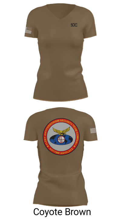 F.A.S.T. 47568902 Women's Short Sleeve V-neck Shirt - 8