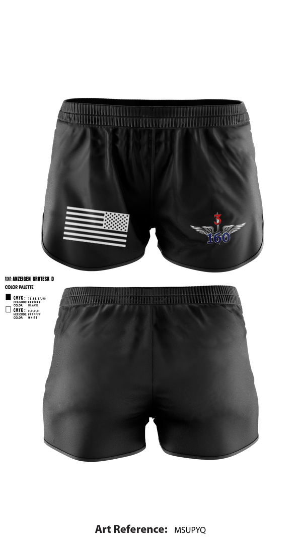 Ranger Panties, 160th Aviation Regiment, Army, Teamtime, Team time, sublimation, custom sports apparel, team uniforms, spirit wear, spiritwear, sports uniforms, custom shirts, team store, custom team store, fundraiser sports, apparel fundraiser