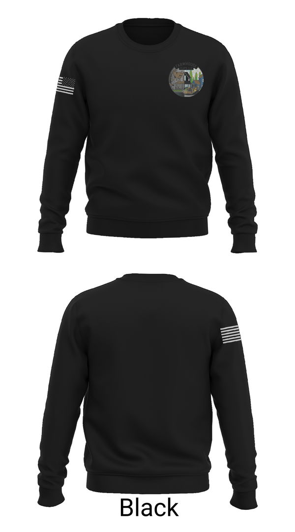 Crew Neck Sweatshirt, Farmhouse flips, , Teamtime, Team time, sublimation, custom sports apparel, team uniforms, spirit wear, spiritwear, sports uniforms, custom shirts, team store, custom team store, fundraiser sports, apparel fundraiser