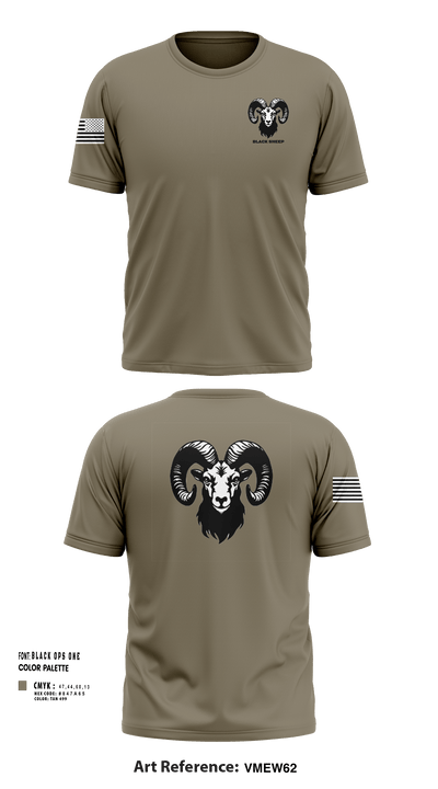 Black sheep 18926694 Short Sleeve Performance Shirt - 3