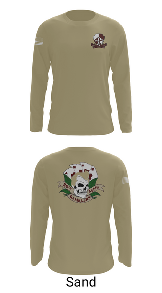 Long Sleeve Performance Shirt, Gamblers, Army, Teamtime, Team time, sublimation, custom sports apparel, team uniforms, spirit wear, spiritwear, sports uniforms, custom shirts, team store, custom team store, fundraiser sports, apparel fundraiser