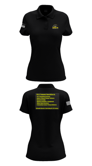 Womens Short Sleeve Performance Polo, M.E.R. TRANSPORT LLC, , Teamtime, Team time, sublimation, custom sports apparel, team uniforms, spirit wear, spiritwear, sports uniforms, custom shirts, team store, custom team store, fundraiser sports, apparel fundraiser