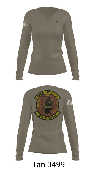 Women's Long Sleeve Vneck Shirt, 319th Maintenance Squadron, Air Force, Teamtime, Team time, sublimation, custom sports apparel, team uniforms, spirit wear, spiritwear, sports uniforms, custom shirts, team store, custom team store, fundraiser sports, apparel fundraiser