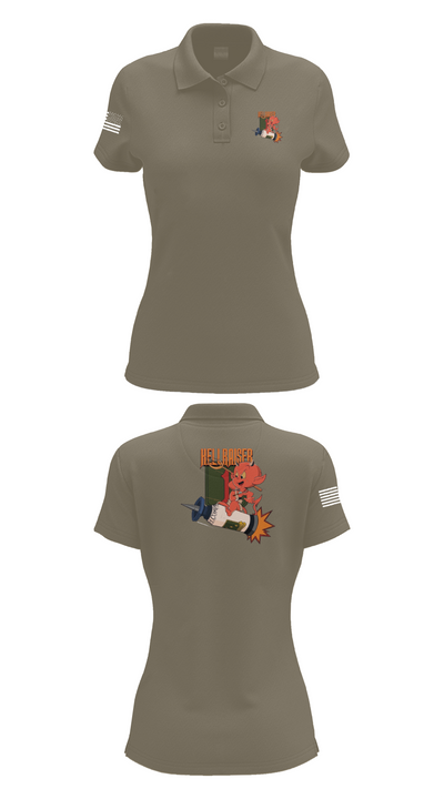 Hellraiser 15365776 Women's Short Sleeve Performance Polo  - 75