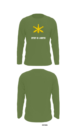 Long Sleeve Performance Shirt, BTRY-B 1/188th, National Guard, Teamtime, Team time, sublimation, custom sports apparel, team uniforms, spirit wear, spiritwear, sports uniforms, custom shirts, team store, custom team store, fundraiser sports, apparel fundraiser