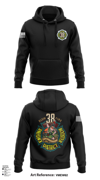 Hoodie, Klein Fire 38, Fire Department, Teamtime, Team time, sublimation, custom sports apparel, team uniforms, spirit wear, spiritwear, sports uniforms, custom shirts, team store, custom team store, fundraiser sports, apparel fundraiser