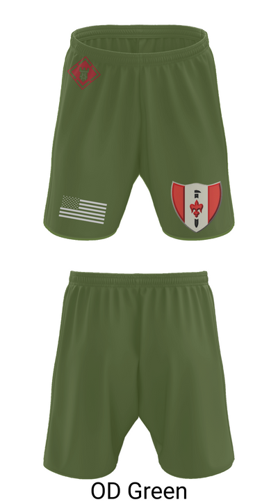 46th Engineer Battalion 60900947 Athletic Shorts With Pockets - 49