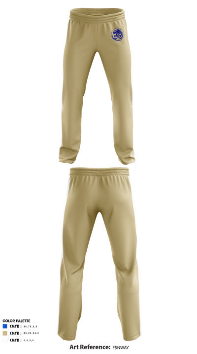 Bradwell Institute Volleyball 8244530 Sweatpants - 15