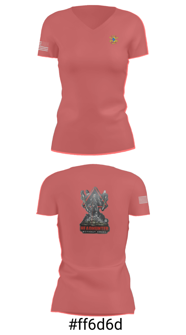 Women's Short Sleeve Vneck Shirt, 1/623rd FAR, National Guard, Teamtime, Team time, sublimation, custom sports apparel, team uniforms, spirit wear, spiritwear, sports uniforms, custom shirts, team store, custom team store, fundraiser sports, apparel fundraiser