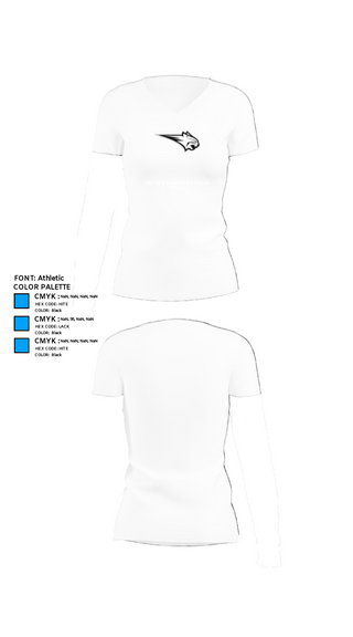 Womens Short Sleeve Vneck Shirt, Western Plains High School Football, Football, Teamtime, Team time, sublimation, custom sports apparel, team uniforms, spirit wear, spiritwear, sports uniforms, custom shirts, team store, custom team store, fundraiser sports, apparel fundraiser
