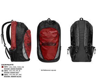 Gear Bag, Matawam Huskies, Baseball, Teamtime, Team time, sublimation, custom sports apparel, team uniforms, spirit wear, spiritwear, sports uniforms, custom shirts, team store, custom team store, fundraiser sports, apparel fundraiser