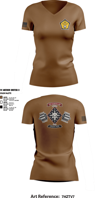 Womens Short Sleeve Vneck Shirt, Chaos Co, H2F, National Guard, Teamtime, Team time, sublimation, custom sports apparel, team uniforms, spirit wear, spiritwear, sports uniforms, custom shirts, team store, custom team store, fundraiser sports, apparel fundraiser