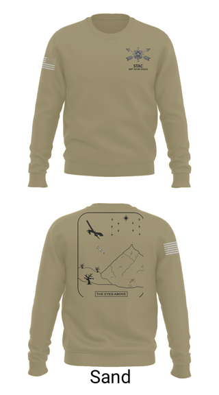 Crew Neck Sweatshirt, STAC, 389th MI BN (SO)(A), Army, Teamtime, Team time, sublimation, custom sports apparel, team uniforms, spirit wear, spiritwear, sports uniforms, custom shirts, team store, custom team store, fundraiser sports, apparel fundraiser