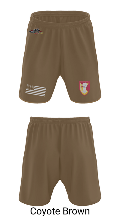 Charlie Battery, 1st Battalion 1st Air Defense Artillery Regiment 30470719 Athletic Shorts With Pockets - 9