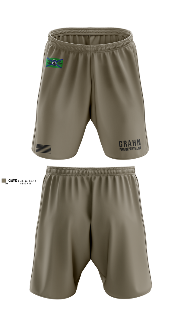 Athletic Shorts With Pockets, Grahn Fire DepartmentAPR, Fire Department, Teamtime, Team time, sublimation, custom sports apparel, team uniforms, spirit wear, spiritwear, sports uniforms, custom shirts, team store, custom team store, fundraiser sports, apparel fundraiser