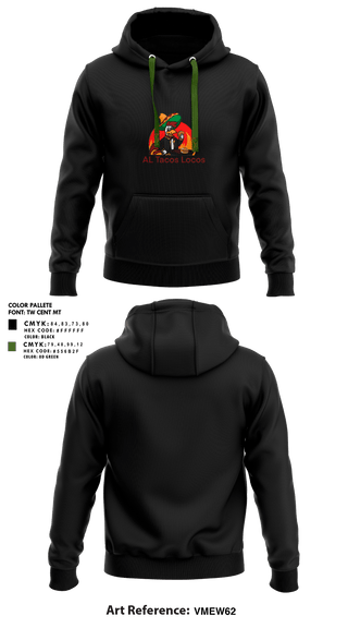 Hoodie, Al Tacos Locos, , Teamtime, Team time, sublimation, custom sports apparel, team uniforms, spirit wear, spiritwear, sports uniforms, custom shirts, team store, custom team store, fundraiser sports, apparel fundraiser