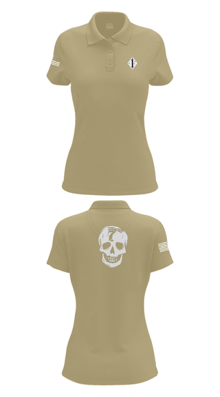 Womens Short Sleeve Performance Polo, 3/7 Kilo 3rd, Marines, Teamtime, Team time, sublimation, custom sports apparel, team uniforms, spirit wear, spiritwear, sports uniforms, custom shirts, team store, custom team store, fundraiser sports, apparel fundraiser