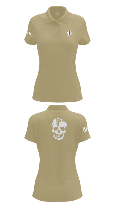 3/7 Kilo 3rd 36158608 Women's Short Sleeve Performance Polo  - 95