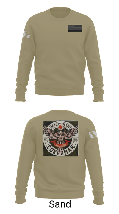 Hospital Corpsman 483709 Crew Neck Sweatshirt - 81