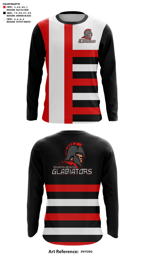 Long Sleeve Performance Shirt, Riverheads High School Football, Football, Teamtime, Team time, sublimation, custom sports apparel, team uniforms, spirit wear, spiritwear, sports uniforms, custom shirts, team store, custom team store, fundraiser sports, apparel fundraiser
