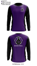 Throckmorton High School Cross Country 29705170 Long Sleeve Shooting Shirt - 41