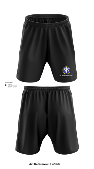 Athletic Shorts With Pockets, St Joseph Catholic School Volleyball, Women's Volleyball, Teamtime, Team time, sublimation, custom sports apparel, team uniforms, spirit wear, spiritwear, sports uniforms, custom shirts, team store, custom team store, fundraiser sports, apparel fundraiser