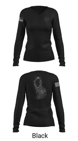 Women's Long Sleeve Vneck Shirt, 758th SMC, Army, Teamtime, Team time, sublimation, custom sports apparel, team uniforms, spirit wear, spiritwear, sports uniforms, custom shirts, team store, custom team store, fundraiser sports, apparel fundraiser