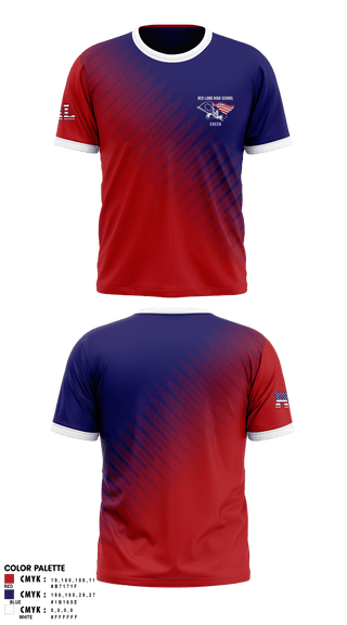Short Sleeve Performance Shirt, Red Land High School Cheer, Cheer, Teamtime, Team time, sublimation, custom sports apparel, team uniforms, spirit wear, spiritwear, sports uniforms, custom shirts, team store, custom team store, fundraiser sports, apparel fundraiser