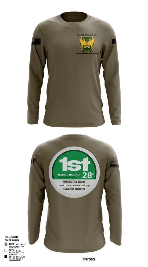 Long Sleeve Performance Shirt, 28th MP Company, National Guard, Teamtime, Team time, sublimation, custom sports apparel, team uniforms, spirit wear, spiritwear, sports uniforms, custom shirts, team store, custom team store, fundraiser sports, apparel fundraiser