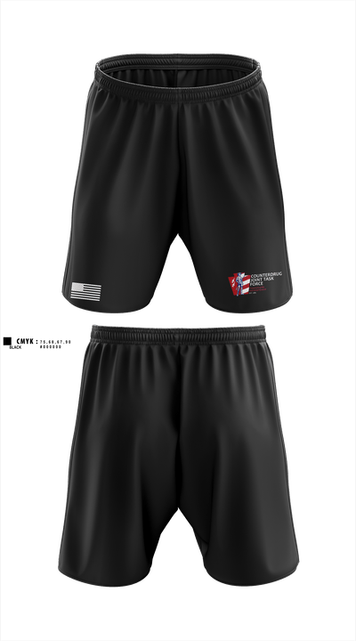 Counterdrug Joint Task Force 67657692 Athletic Shorts With Pockets - 3