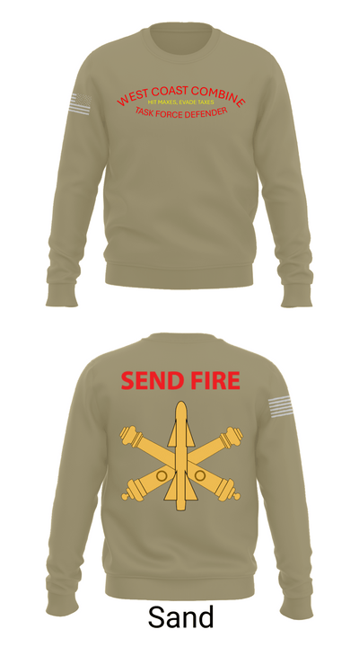 Task Force Defender 2317452 Crew Neck Sweatshirt - 85