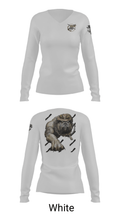 Andrews Devildawgs 83380201 Women's Long Sleeve V-neck Shirt - 9