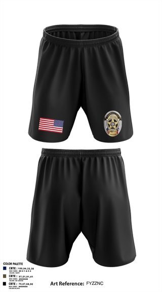 Athletic Shorts With Pockets, Carrollton Police Department, Police, Teamtime, Team time, sublimation, custom sports apparel, team uniforms, spirit wear, spiritwear, sports uniforms, custom shirts, team store, custom team store, fundraiser sports, apparel fundraiser