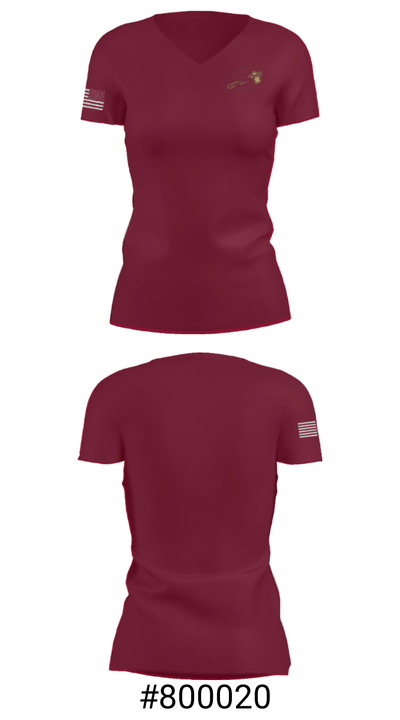 Salem High School Baseball 58296285 Women's Short Sleeve V-neck Shirt - 30