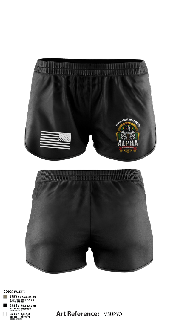 Ranger Panties, 795th military police, Army, Teamtime, Team time, sublimation, custom sports apparel, team uniforms, spirit wear, spiritwear, sports uniforms, custom shirts, team store, custom team store, fundraiser sports, apparel fundraiser