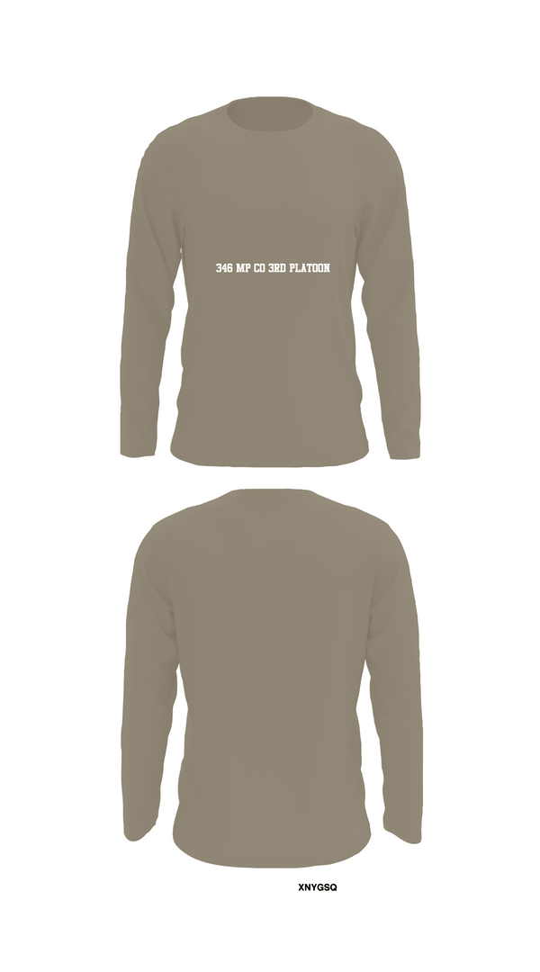Long Sleeve Performance Shirt, 346 MP CO 3rd Platoon, Army, Teamtime, Team time, sublimation, custom sports apparel, team uniforms, spirit wear, spiritwear, sports uniforms, custom shirts, team store, custom team store, fundraiser sports, apparel fundraiser