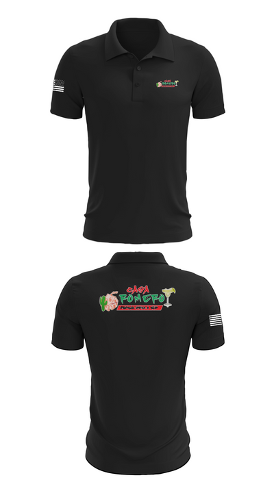 Casa Romero mexican grill 26412554 Short Sleeve Performance Polo - 28
