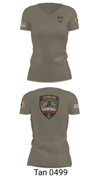 Women's Short Sleeve Vneck Shirt, CSSD 28, Marines, Teamtime, Team time, sublimation, custom sports apparel, team uniforms, spirit wear, spiritwear, sports uniforms, custom shirts, team store, custom team store, fundraiser sports, apparel fundraiser