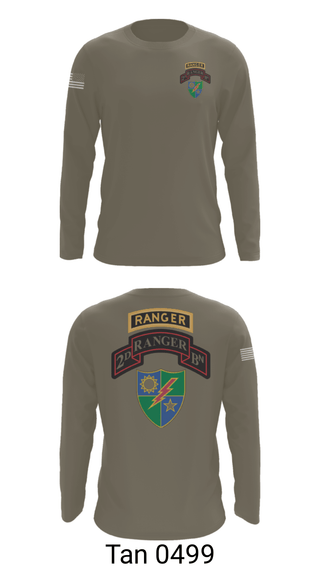 Long Sleeve Performance Shirt, 2nd Battalion 75th Ranger Regiment, , Teamtime, Team time, sublimation, custom sports apparel, team uniforms, spirit wear, spiritwear, sports uniforms, custom shirts, team store, custom team store, fundraiser sports, apparel fundraiser