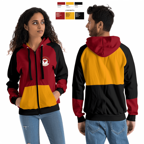 Zip Hoodie, Falcons Girls Flag Football, , Teamtime, Team time, sublimation, custom sports apparel, team uniforms, spirit wear, spiritwear, sports uniforms, custom shirts, team store, custom team store, fundraiser sports, apparel fundraiser